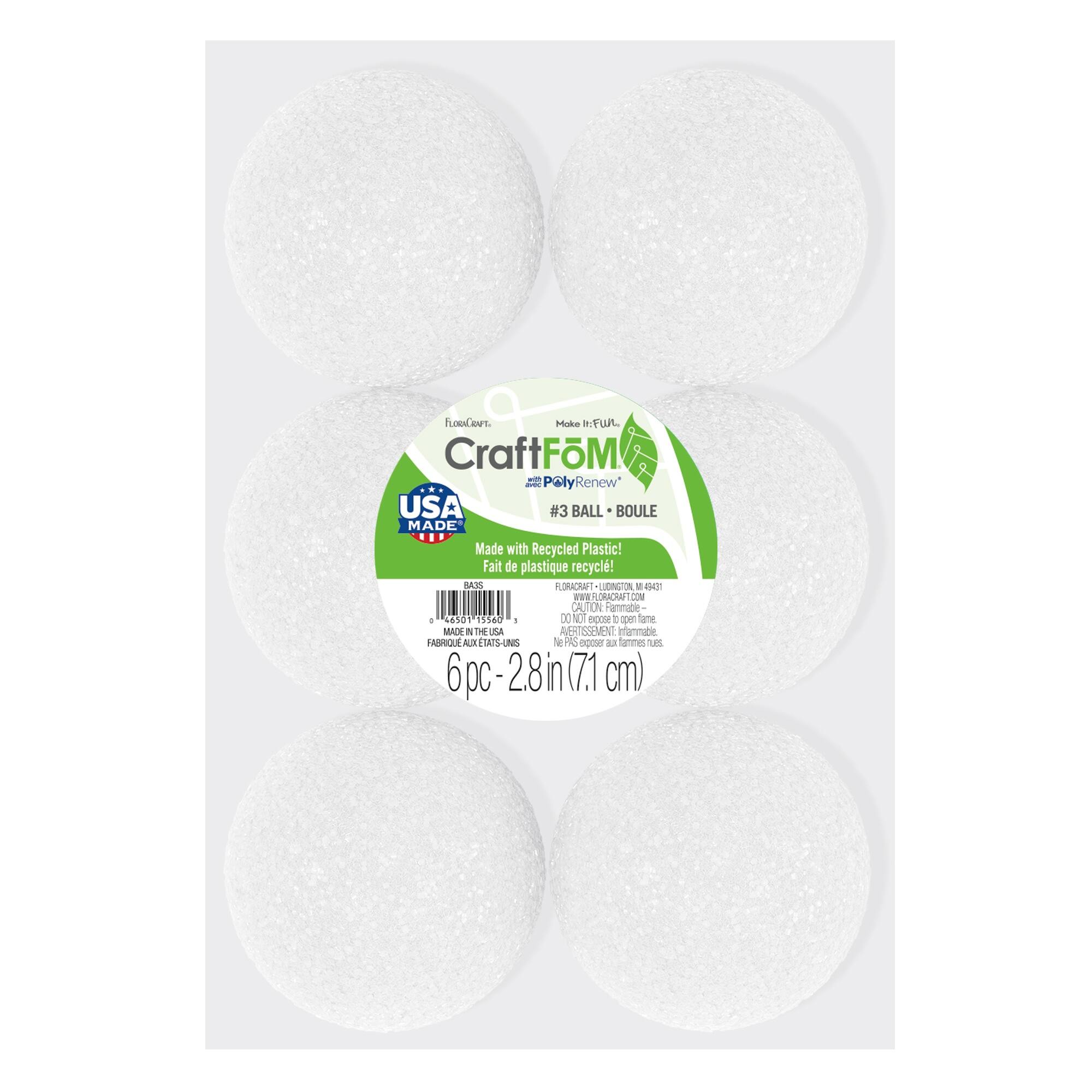 FloraCraft® CraftFōM White Balls